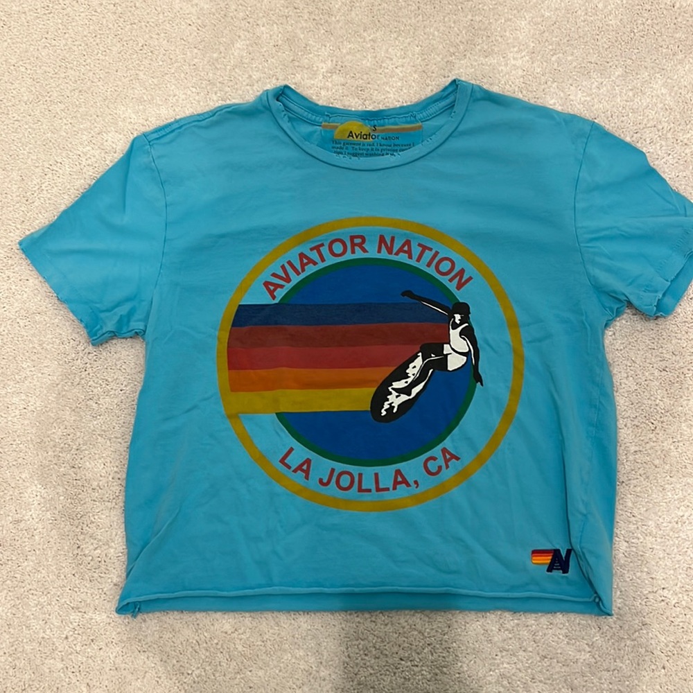 Aviator nation boyfriend style womens tee